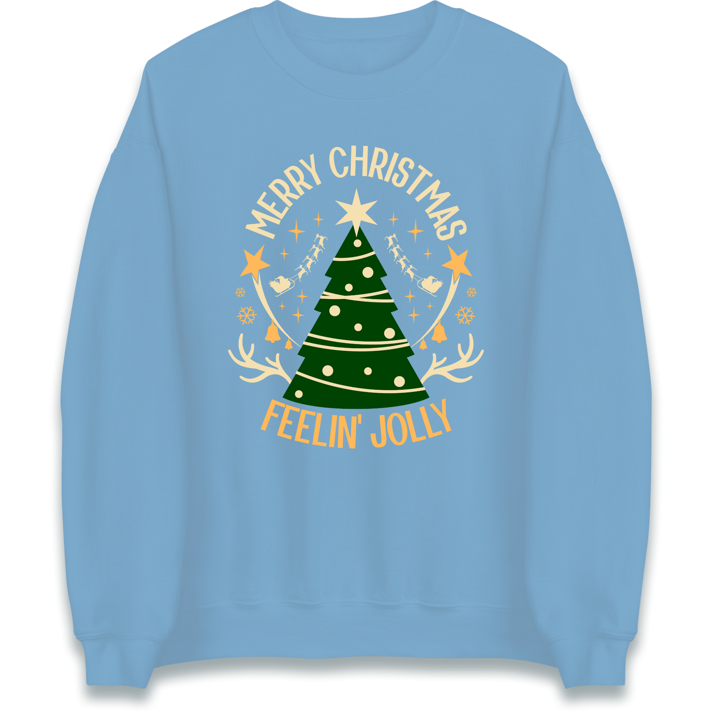 Merry Christmas Feeling Jolly Christmas Sweatshirt