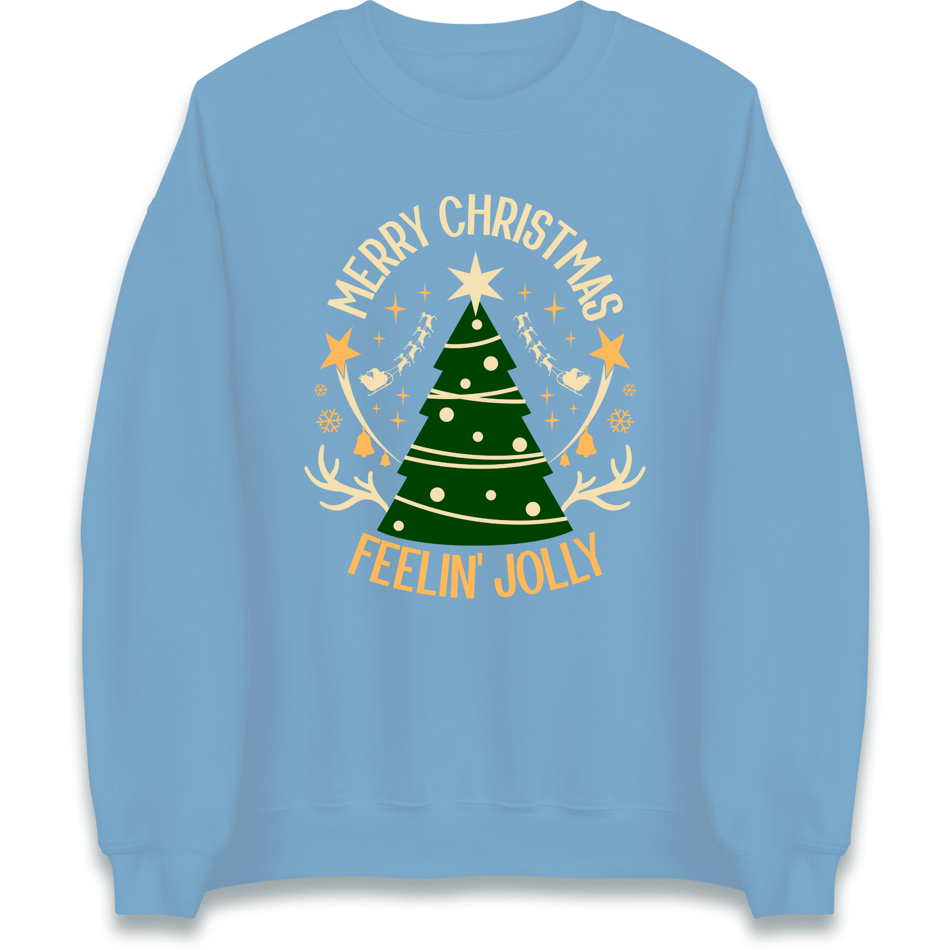 Merry Christmas Feeling Jolly Christmas Sweatshirt