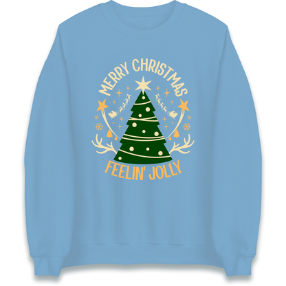 Merry Christmas Feeling Jolly Christmas Sweatshirt