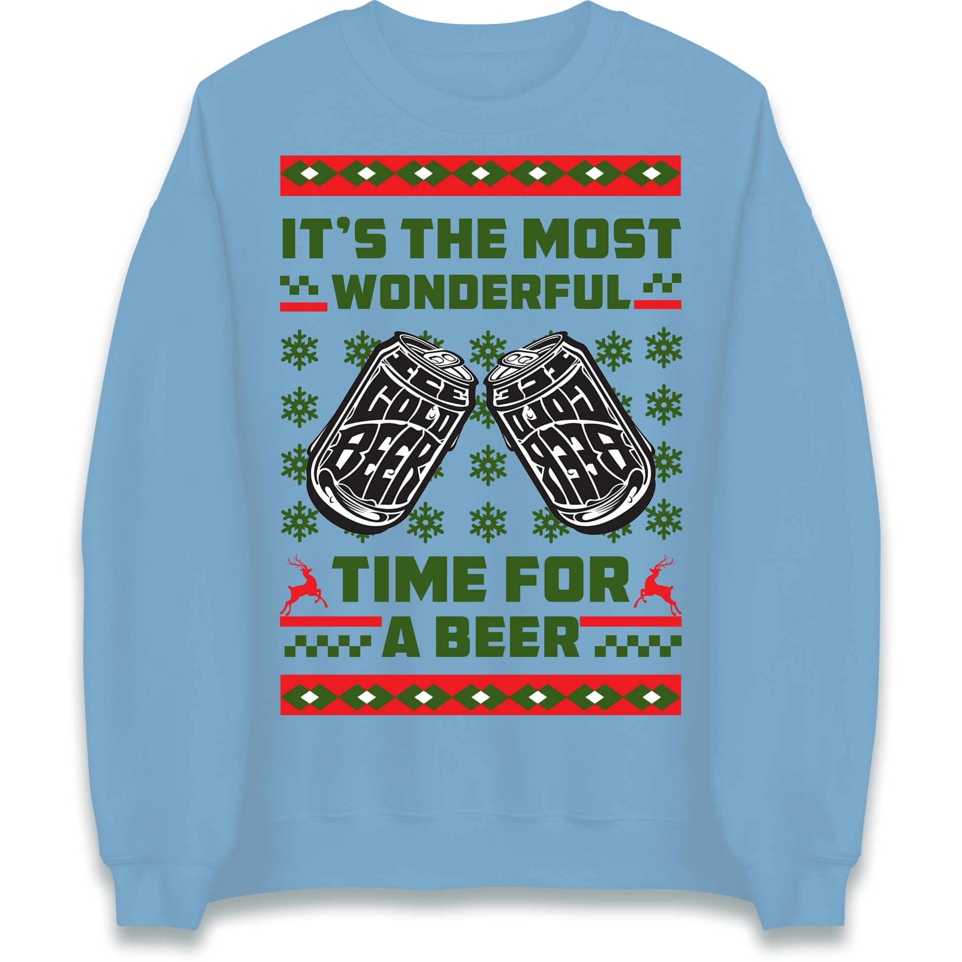 Its The Most Wonderful Time For A Beer Christmas Sweatshirt