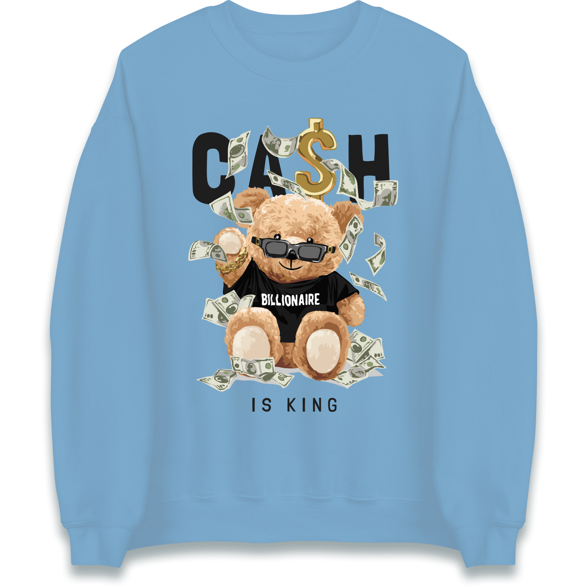 Teddy Bear Billionaire Streetwear Sweatshirt
