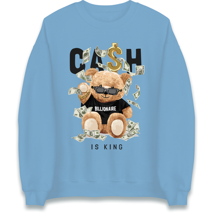 Teddy Bear Billionaire Streetwear Sweatshirt