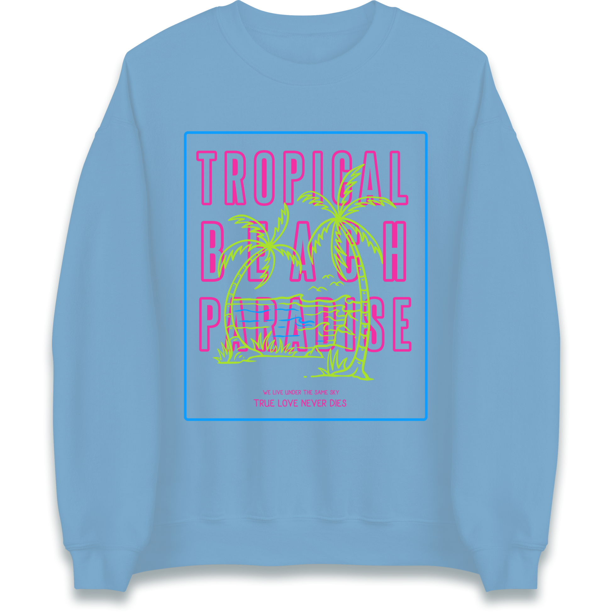Tropical Beach Paradise Sweatshirt