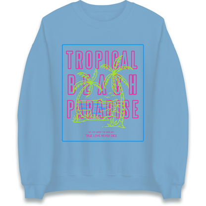 Tropical Beach Paradise Sweatshirt