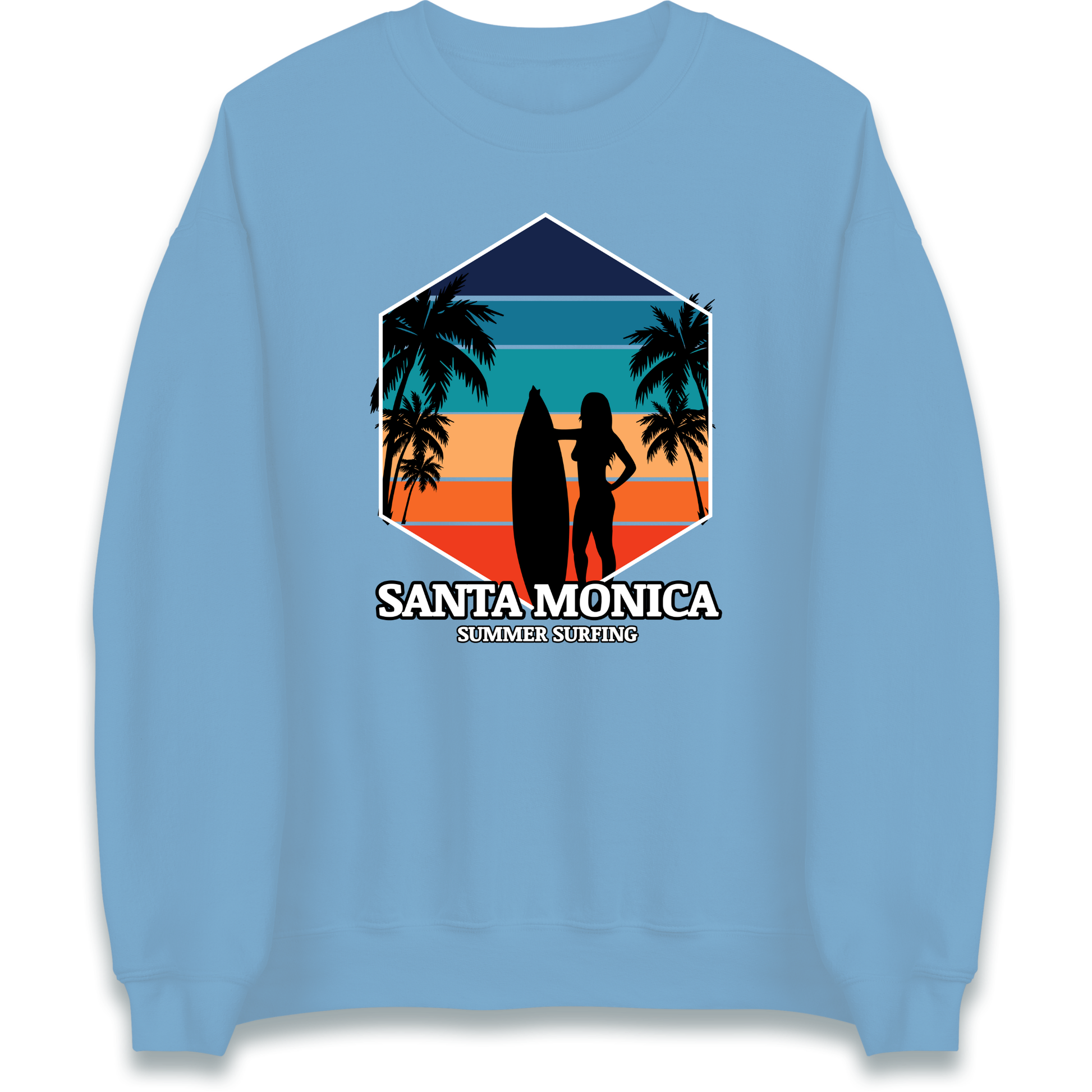 Santa Monica Summer Surfing Sweatshirt