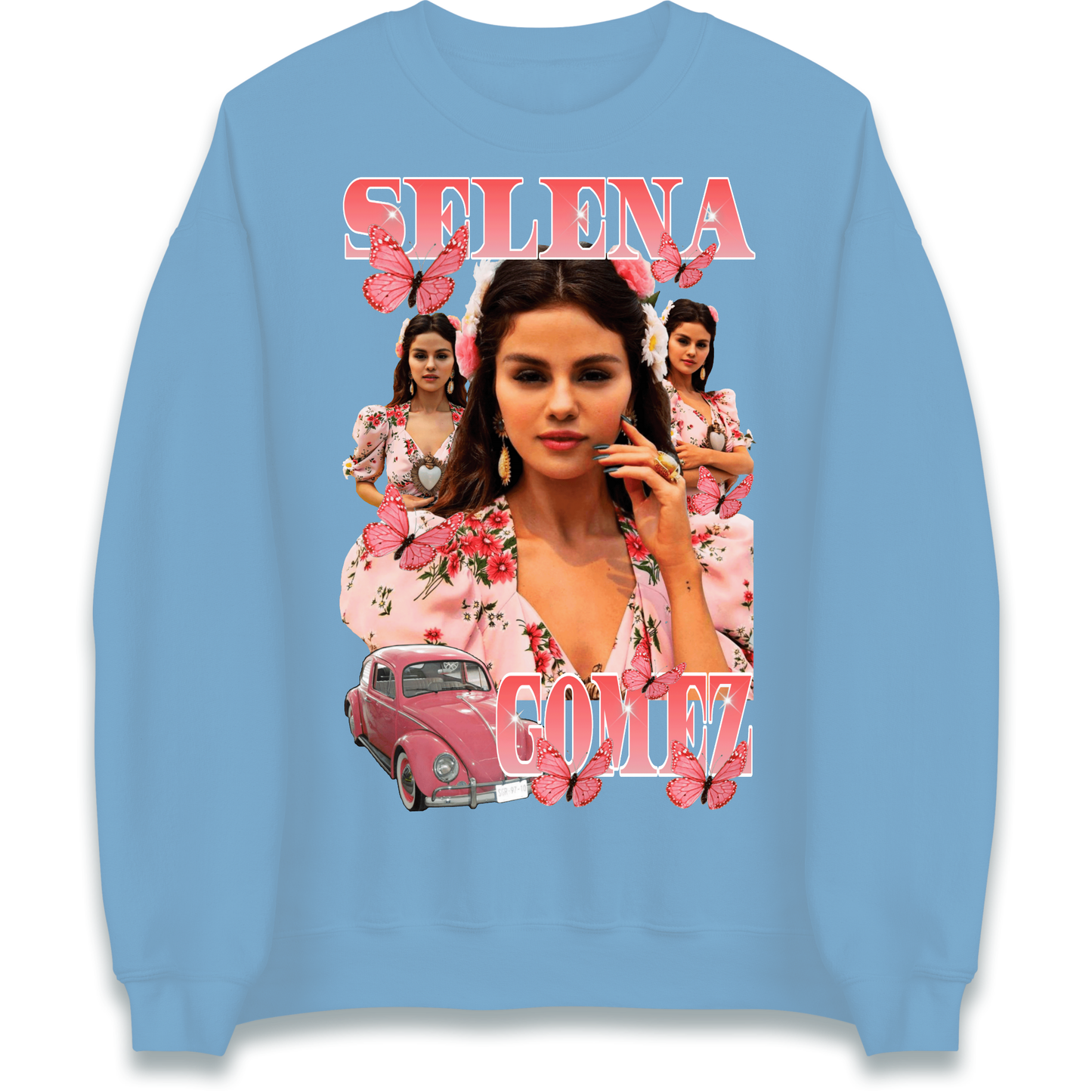 Selena Gomez Pink Sweatshirt