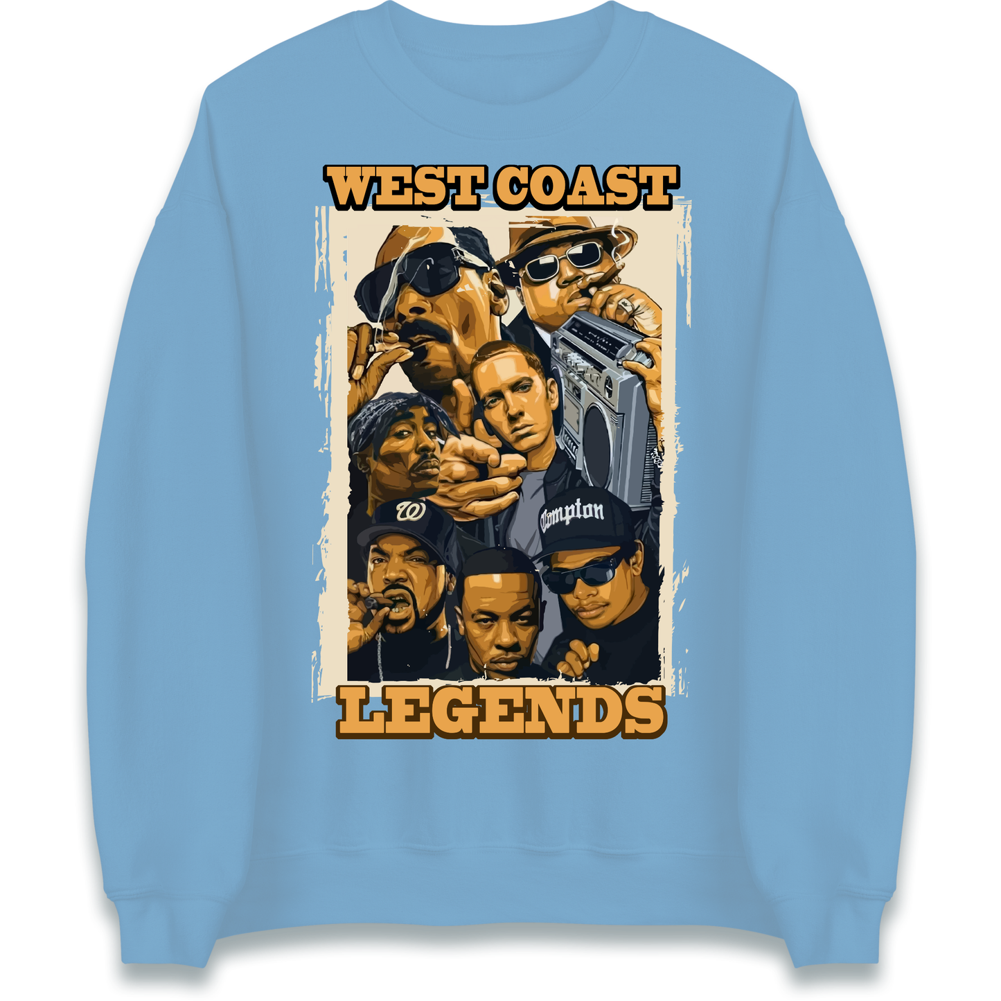 West Coast Legends Rappers Sweatshirt