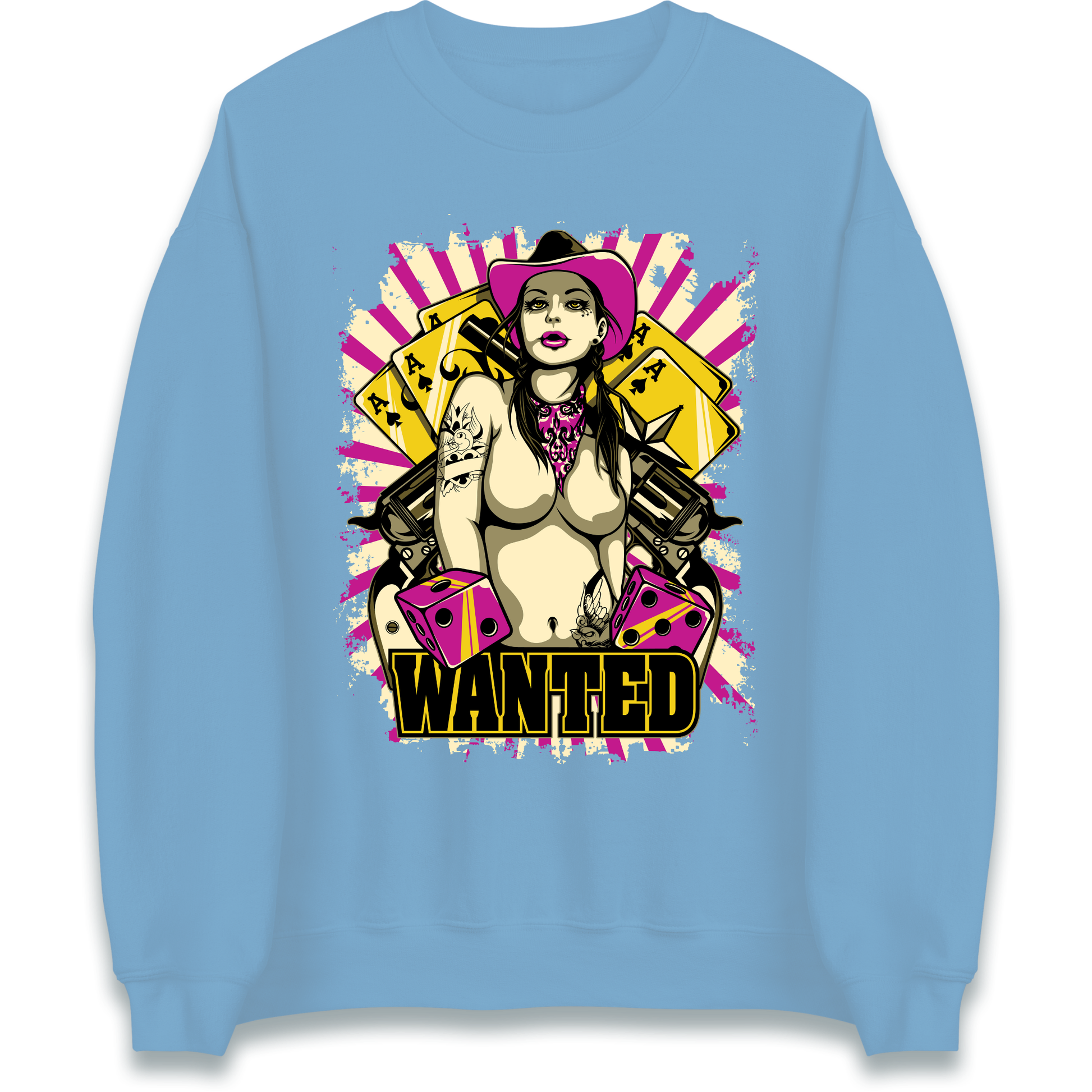 Wanted Ace Of Spades Sweatshirt