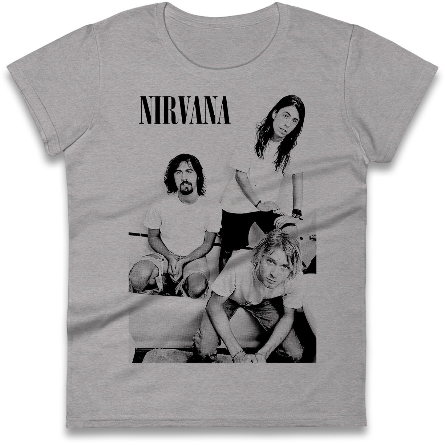 Nirvana Band Ladies T Shirt 
