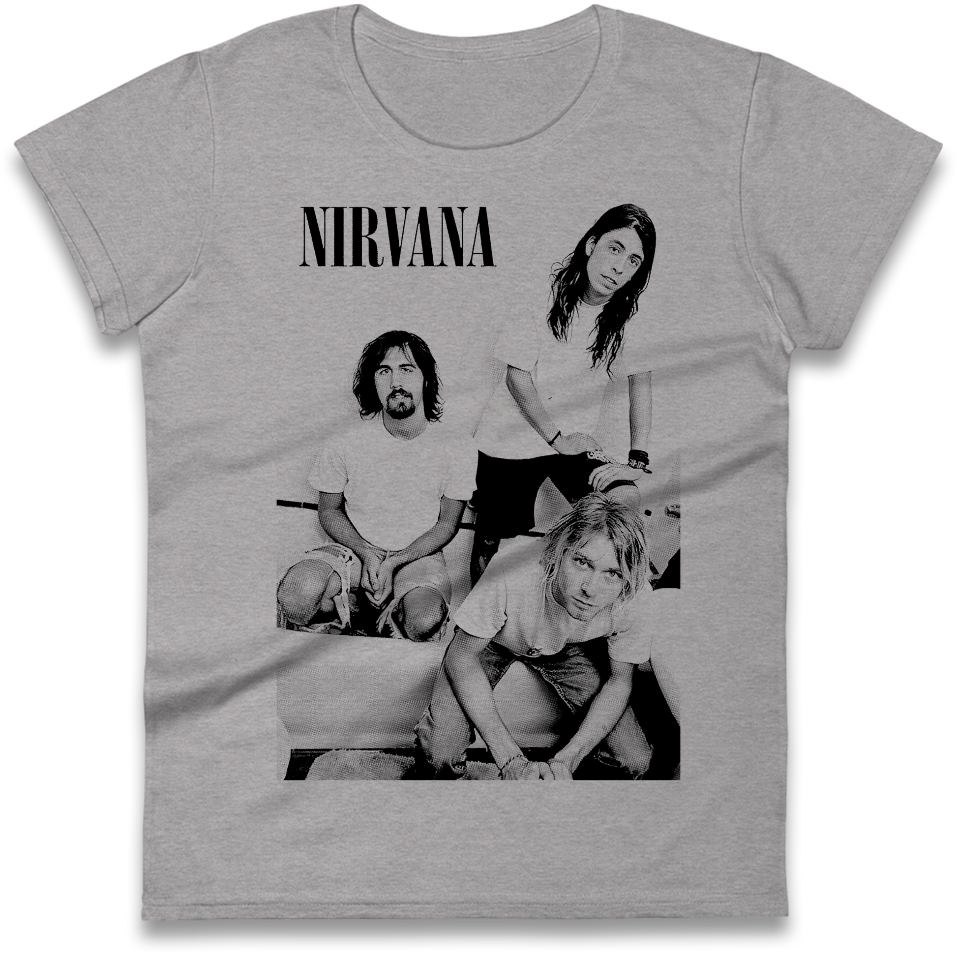 Nirvana Band Ladies T Shirt 