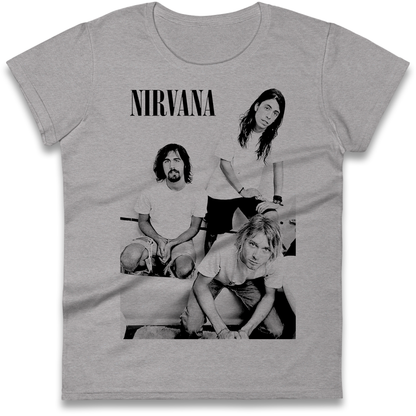 Nirvana Band Ladies T Shirt 