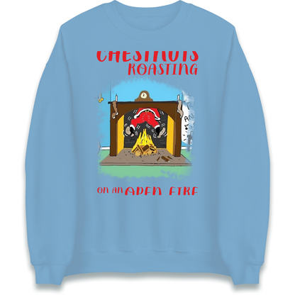 Chestnuts Roasting On An Open Fire Christmas Sweatshirt