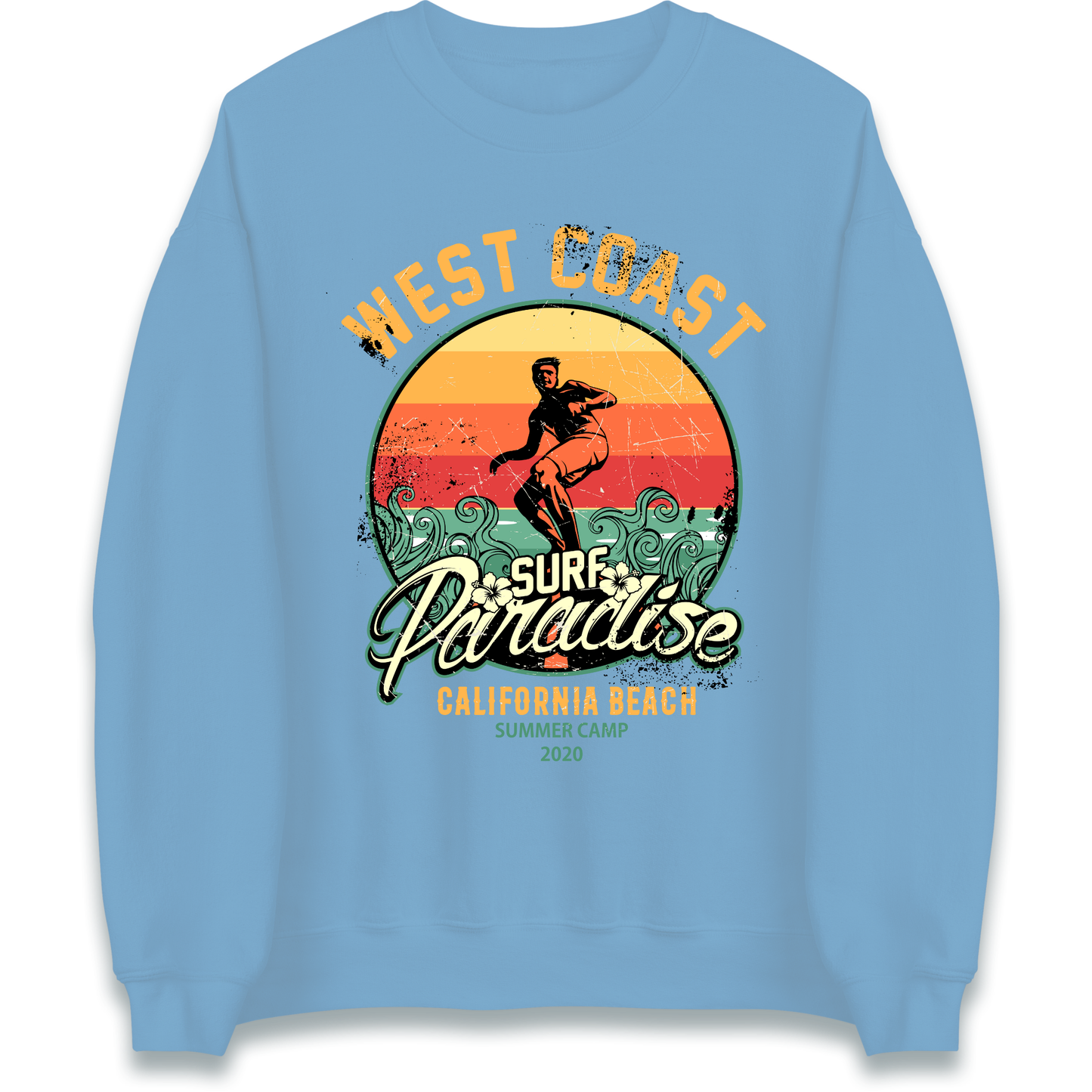 West Coast Surf Paradise Sweatshirt