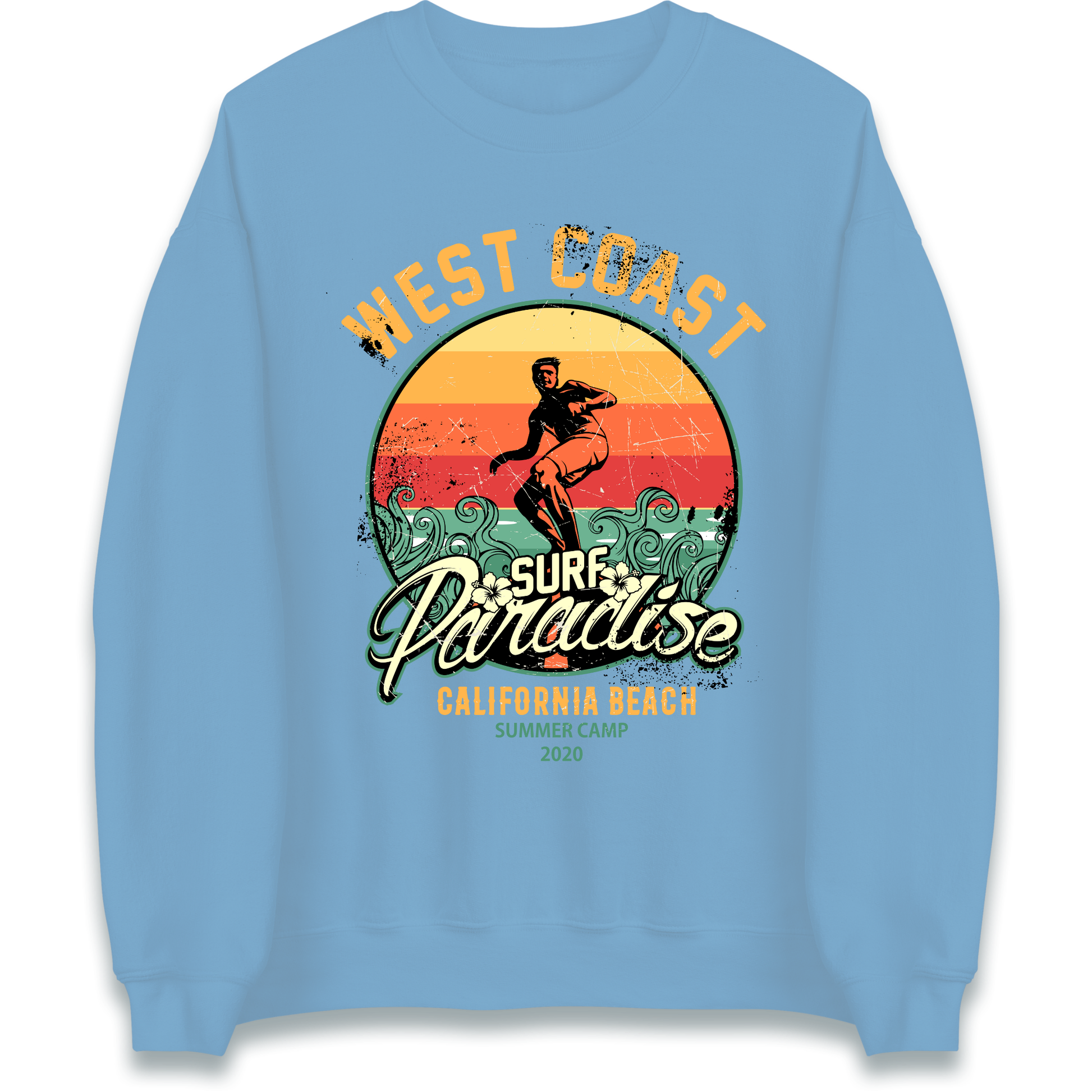 West Coast Surf Paradise Sweatshirt