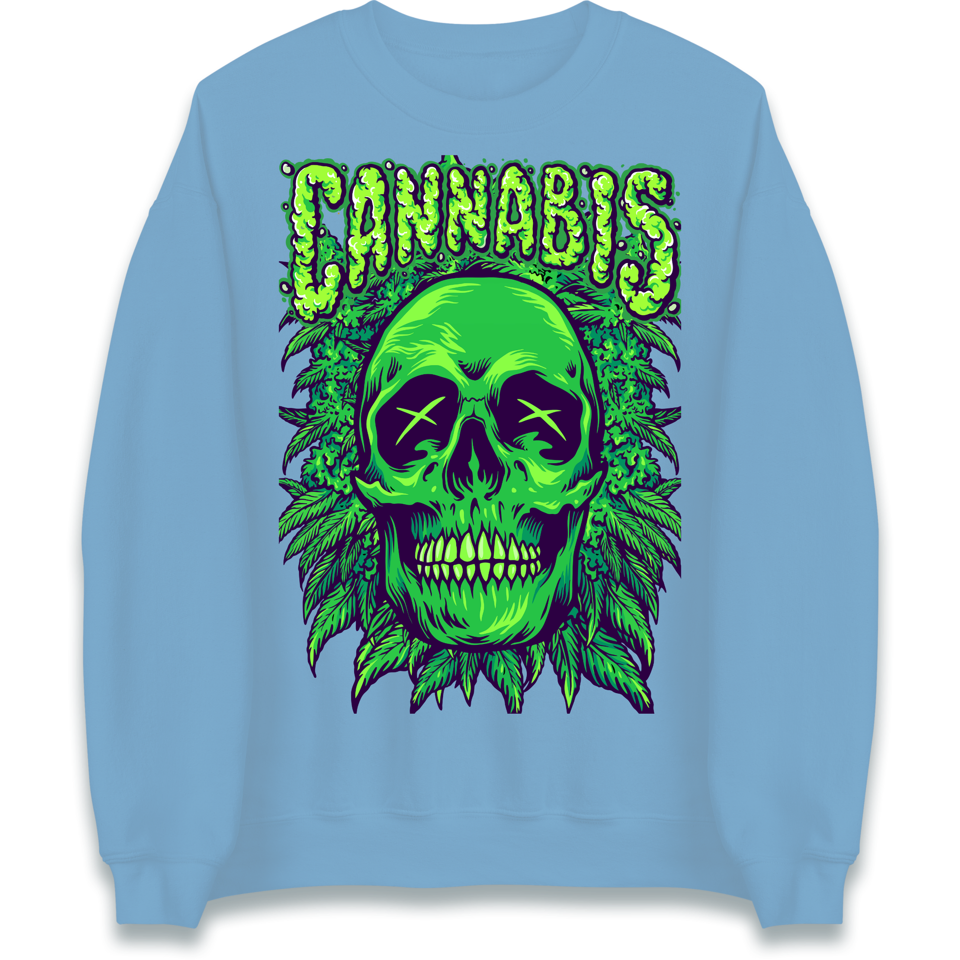 Cannabis Skull Sweatshirt