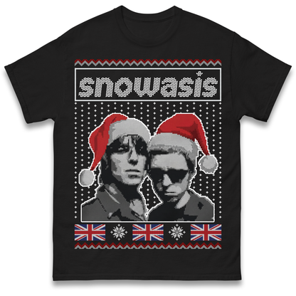 Snowasis Union Jack Christmas T Shirt