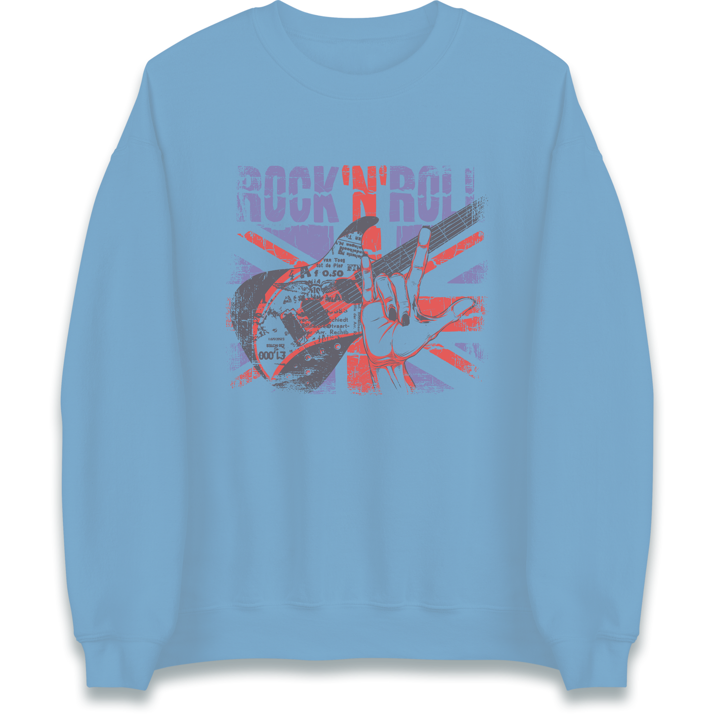 Rock N Roll Union Jack Sweatshirt