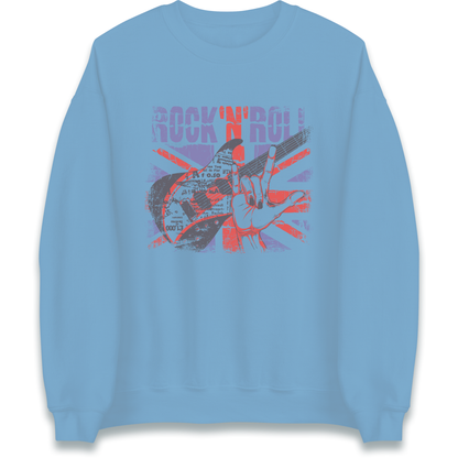 Rock N Roll Union Jack Sweatshirt