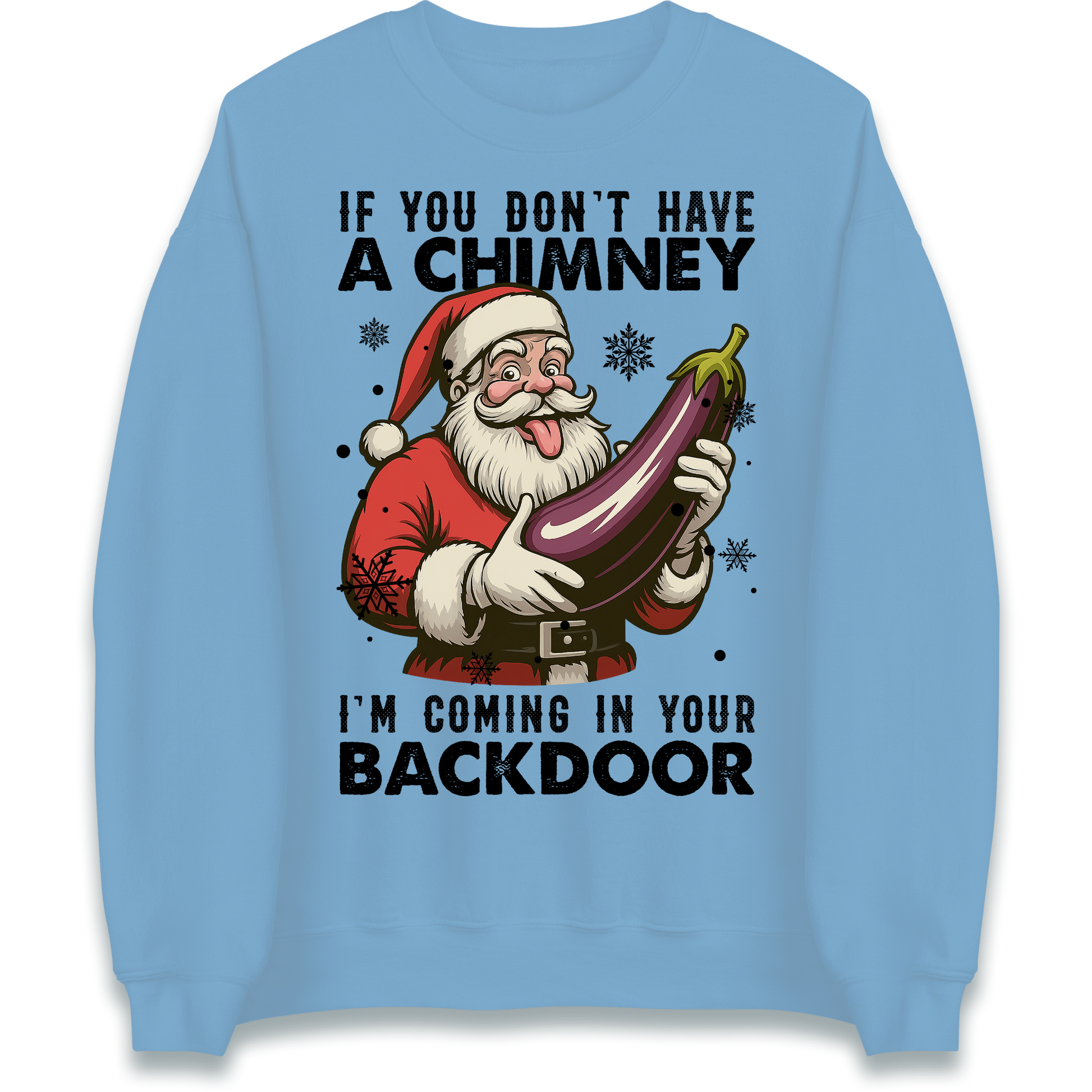 Santa Back Door Sweatshirt