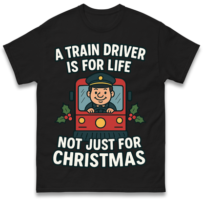 Train Driver Christmas T Shirt