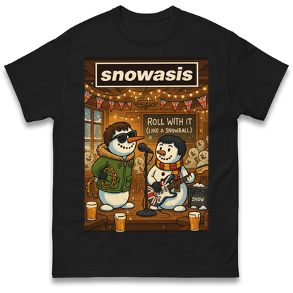Snowasis Roll Christmas T Shirt