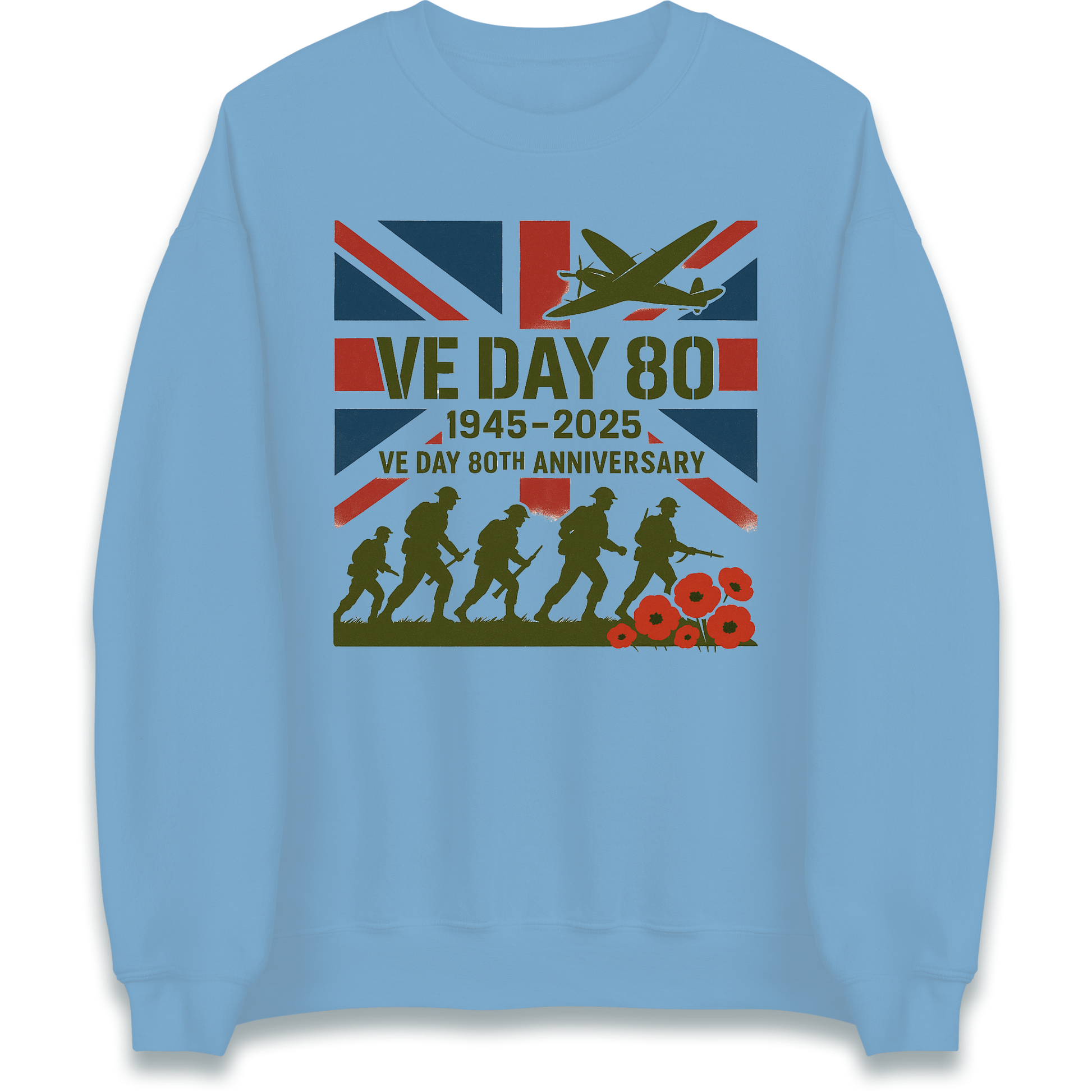 VE Day 80th Anniversary 1945 2025 Sweatshirt