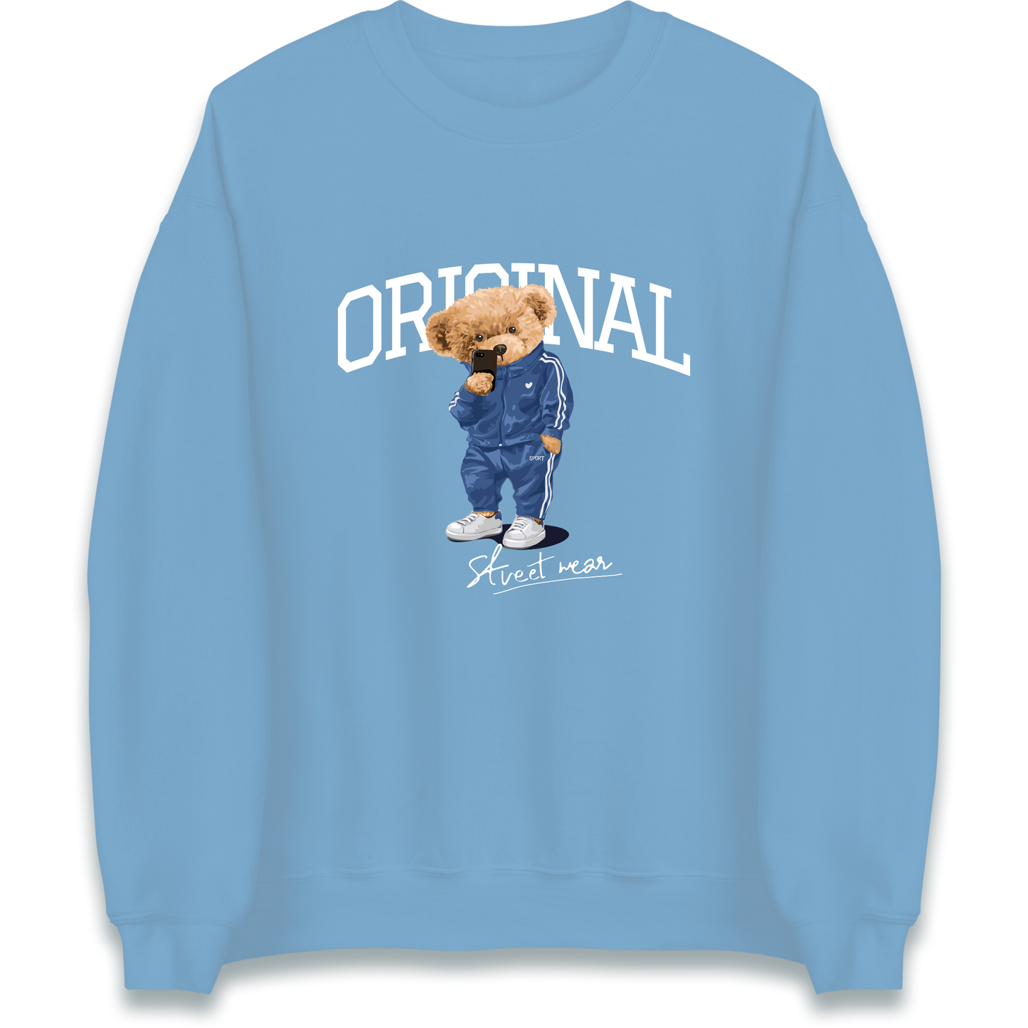Teddy Bear Original Streetwear Sweatshirt