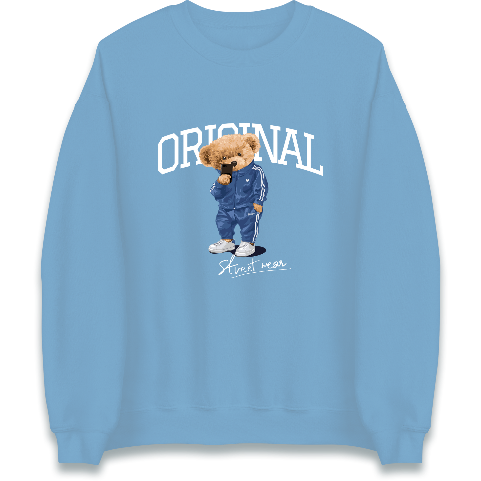 Teddy Bear Original Streetwear Sweatshirt