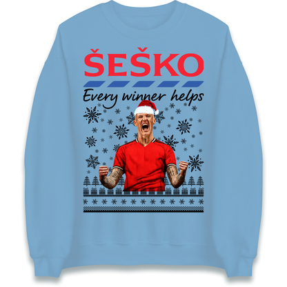 Benjamin Sesko Christmas Sweatshirt
