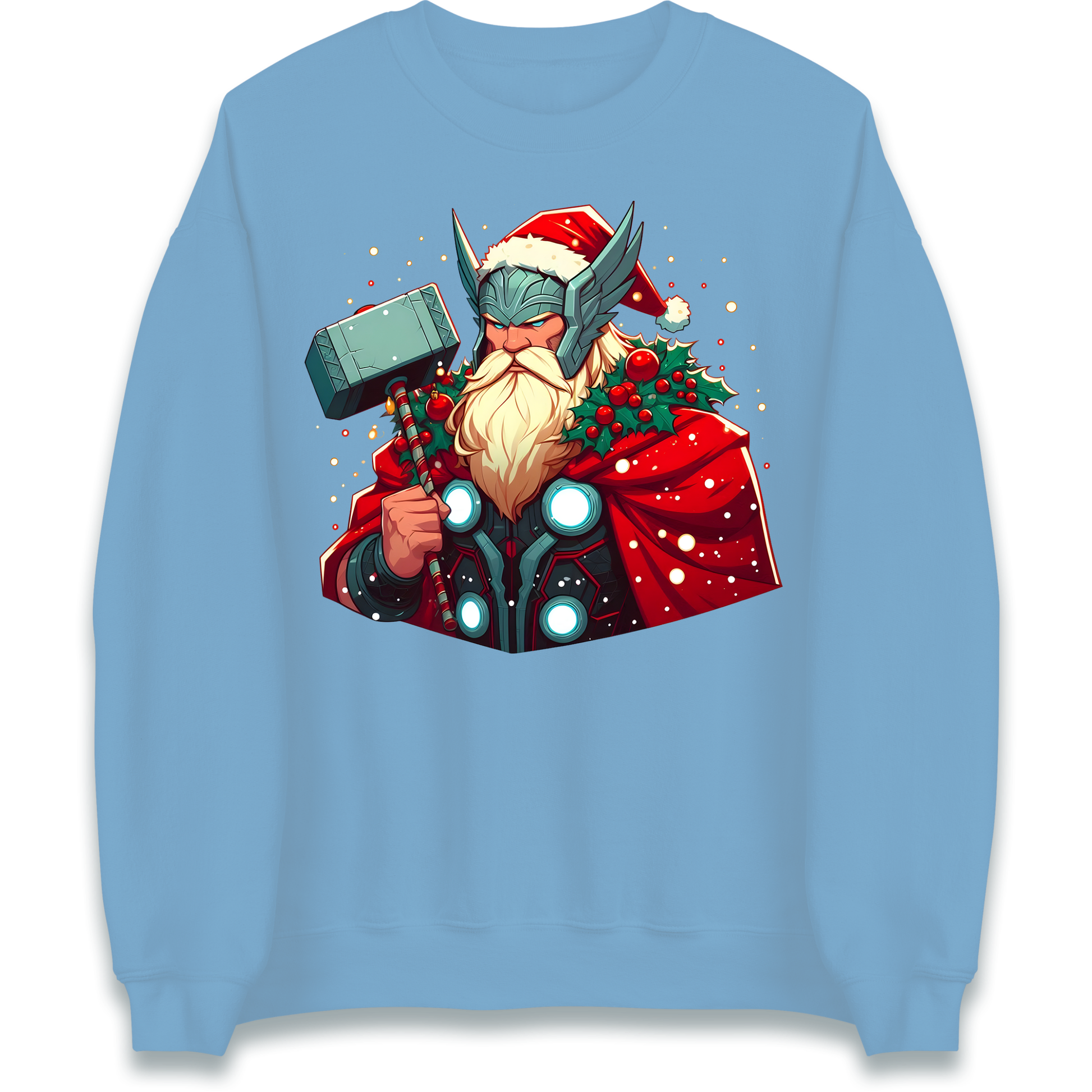 Viking Thor Santa Sweatshirt