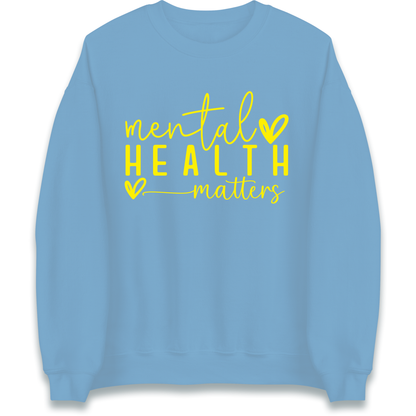 Yellow Mental Health Sweatshirt