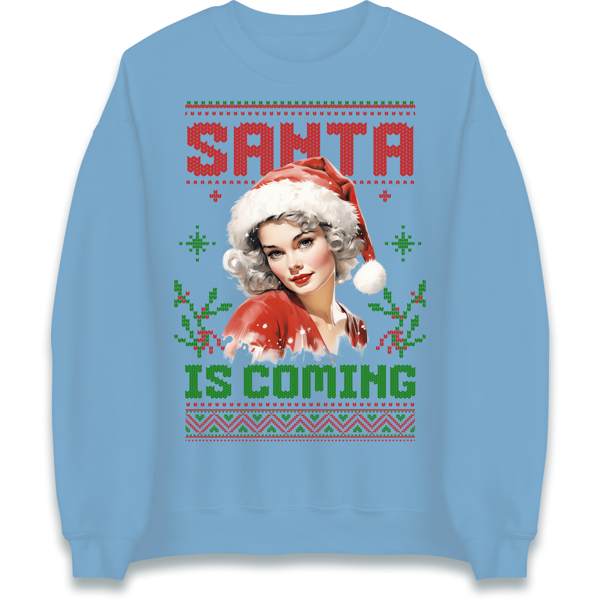 Santa is Coming Christmas Sweatshirt