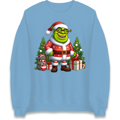 Shrek Santa Claus Presents Sweatshirt