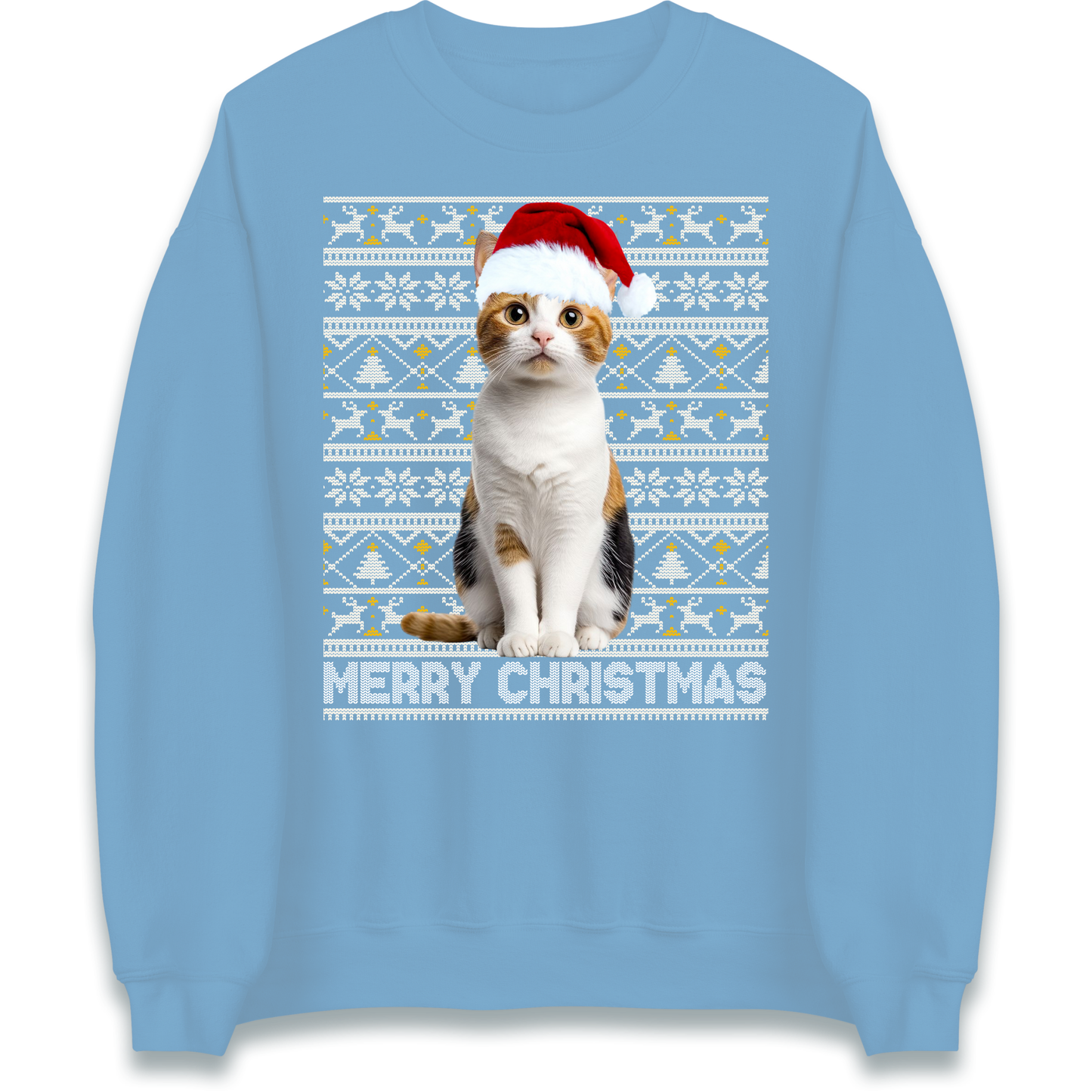 Merry Christmas Cat Sweatshirt