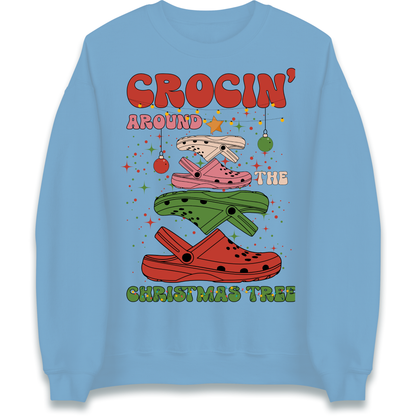 Crockin Around the Christmas Tree Christmas Sweatshirt