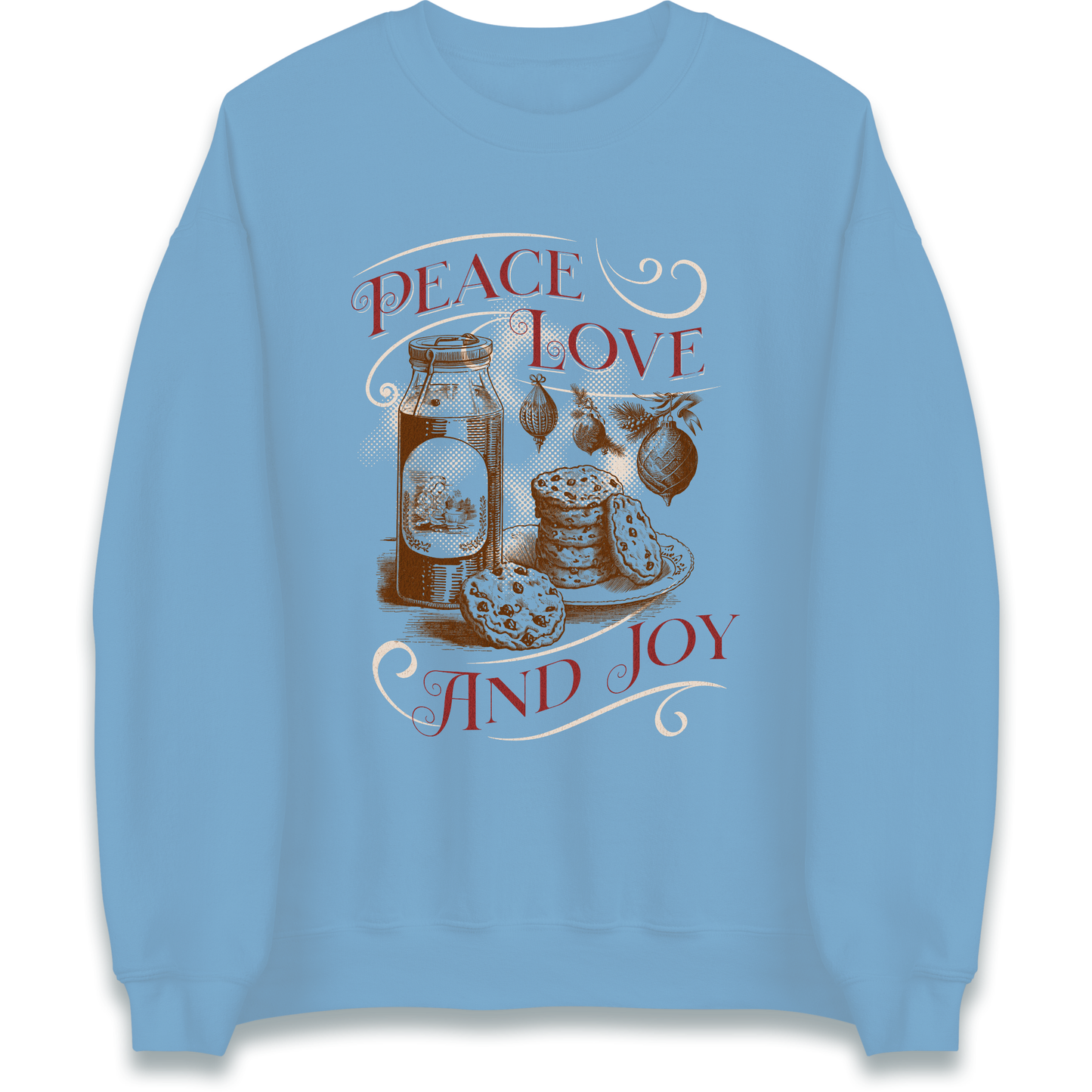 Peace Love And Joy Christmas Sweatshirt