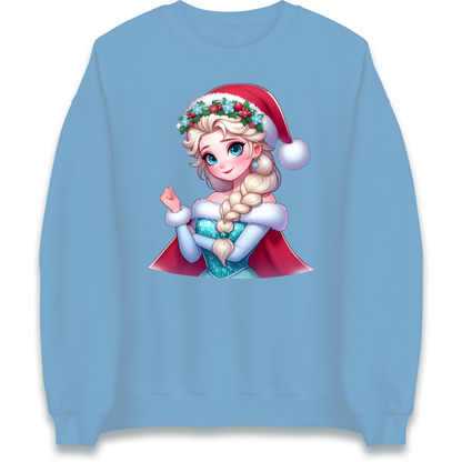 Elsa Frozen Santa Sweatshirt