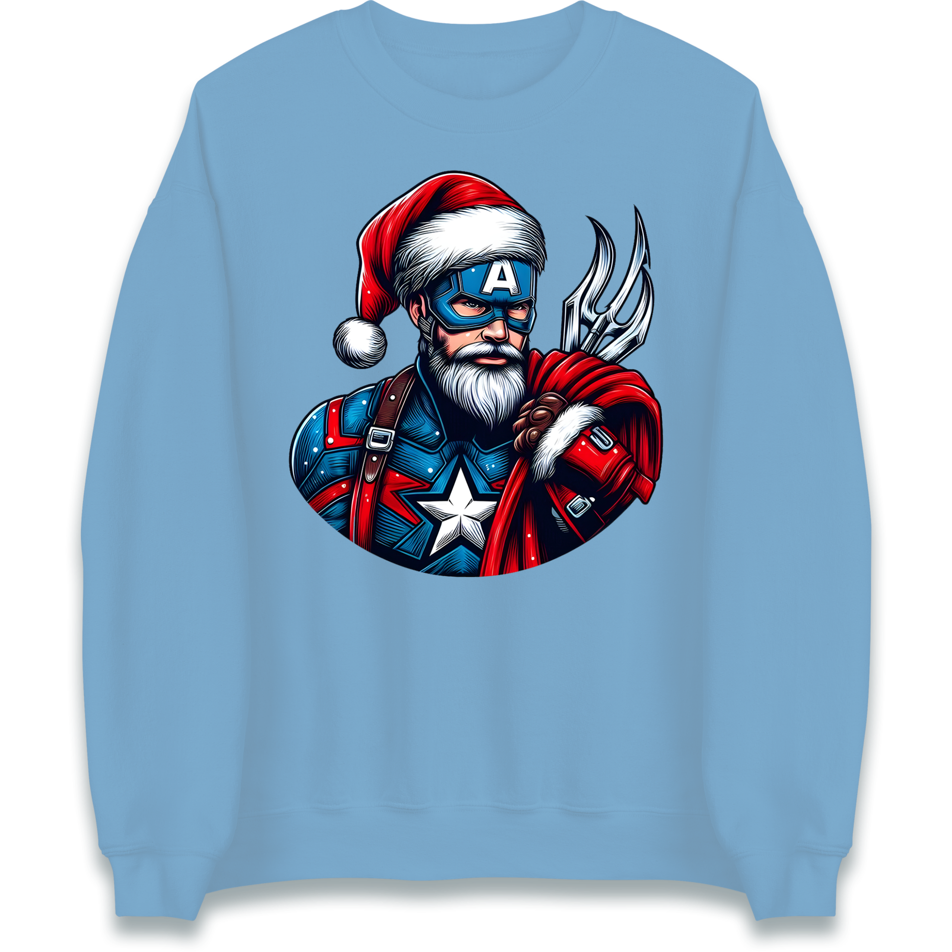 Captain America Santa Sweatshirt