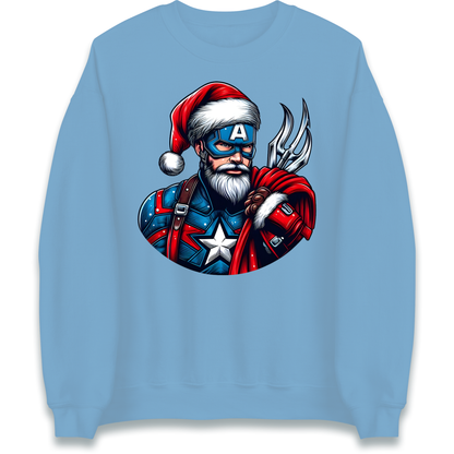 Captain America Santa Sweatshirt