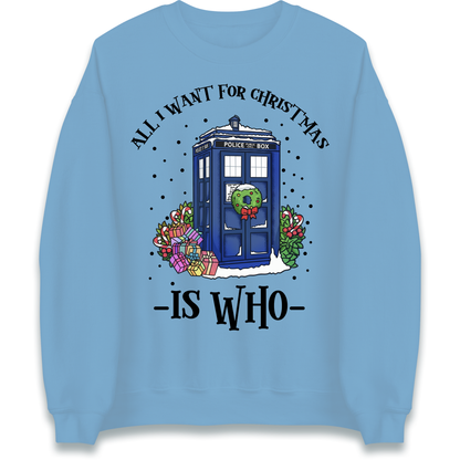 Dr Who Christmas Jumper