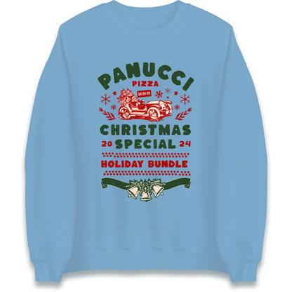 Panucci Pizza Christmas Special Christmas Sweatshirt