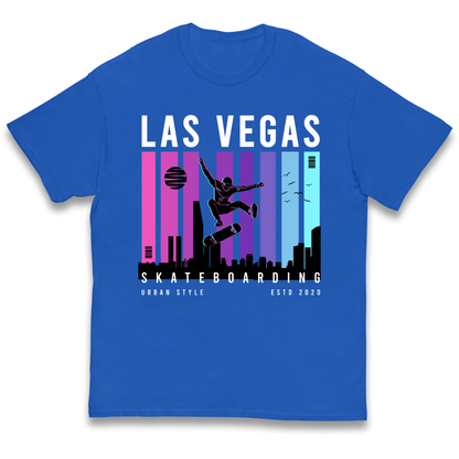 Las Vegas Skateboarding kids t shirt