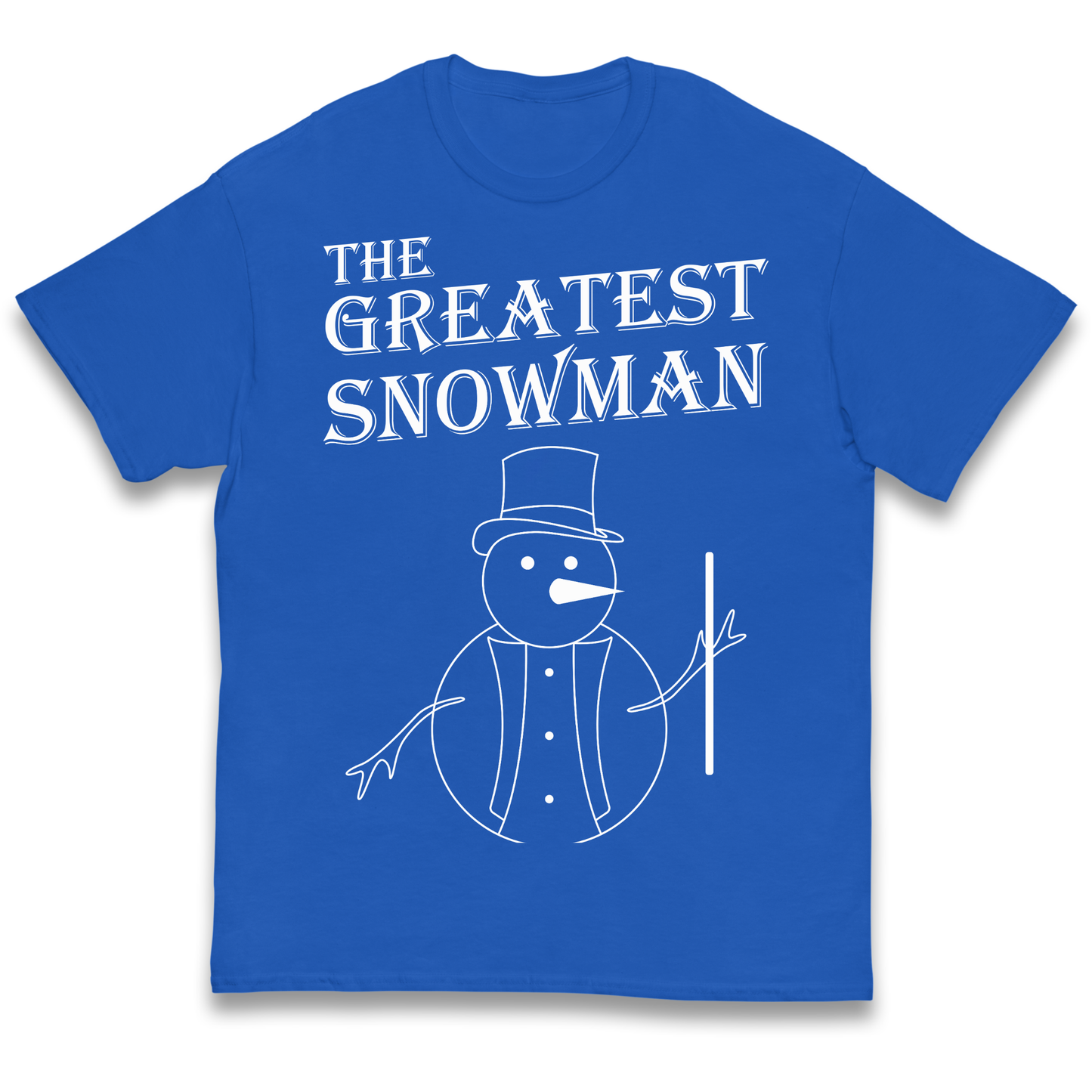 The Greatest Snowman Christmas kids t shirt