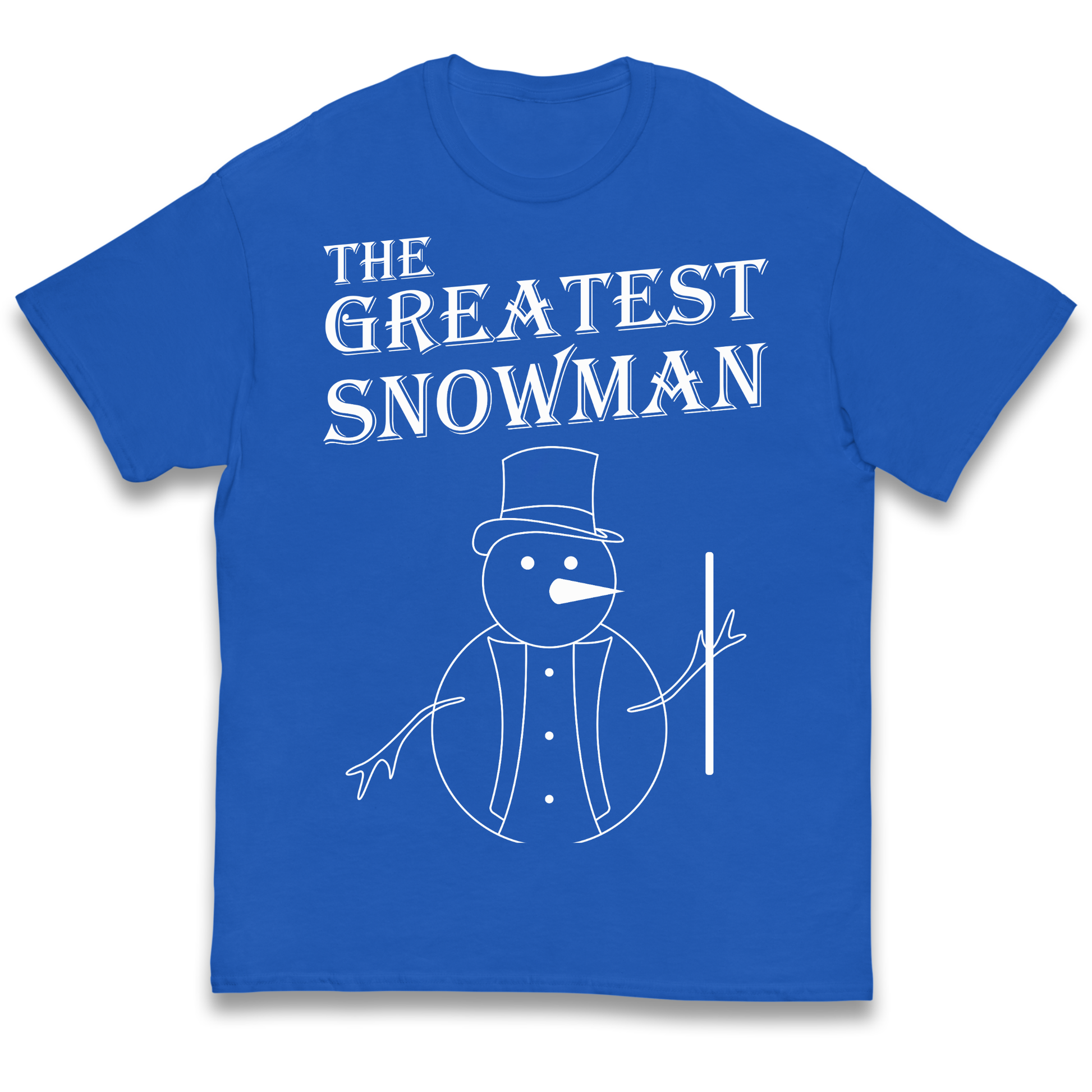 The Greatest Snowman Christmas kids t shirt