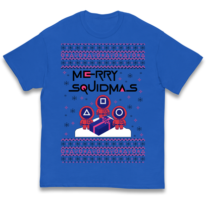 Squid Games Christmas Kids T Shirt