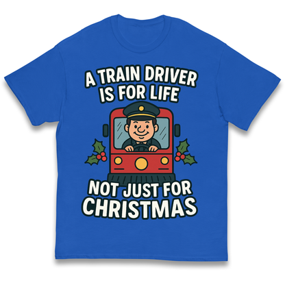 Train Driver Christmas Kids T Shirt