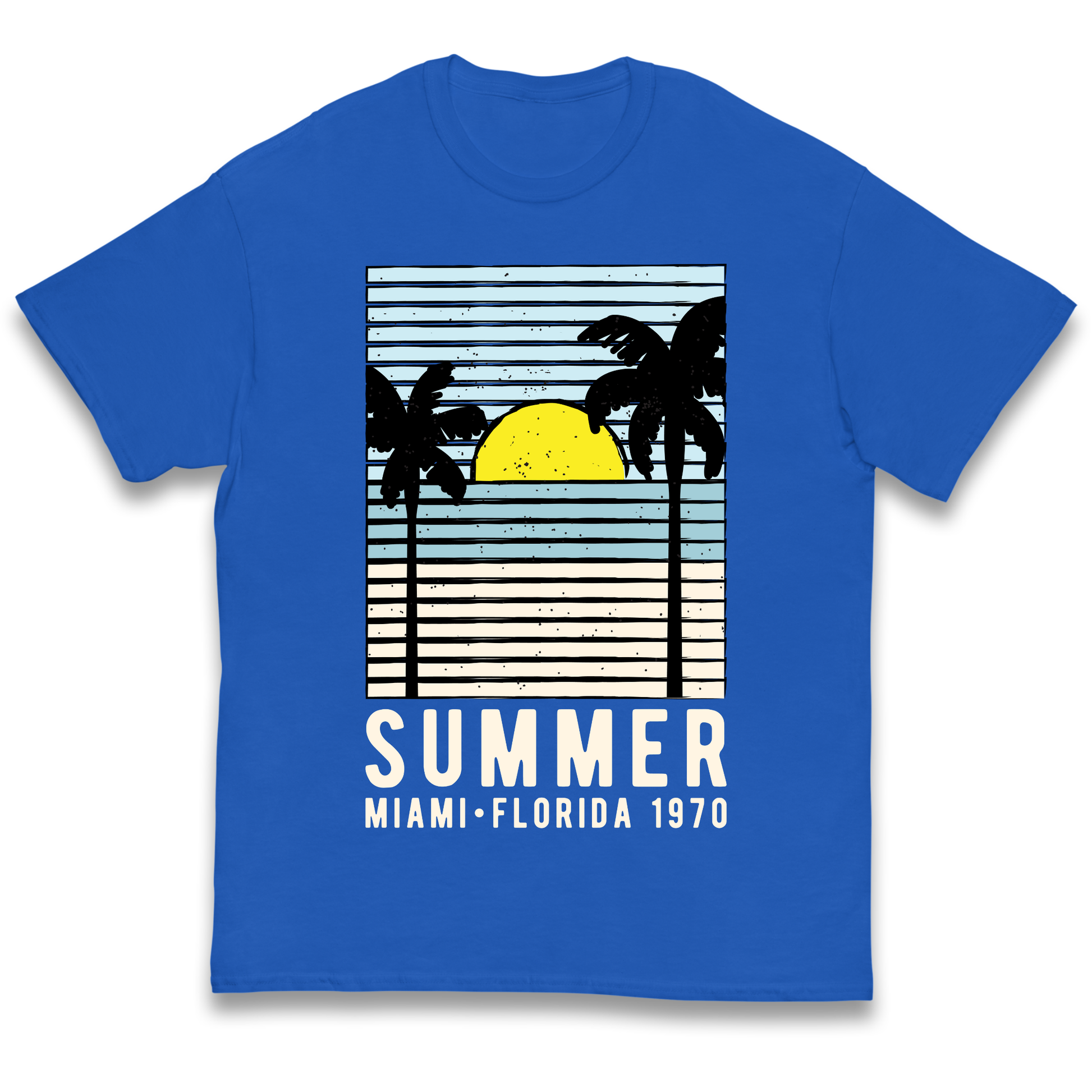 Summer Miami Florida 1970 kids t shirt