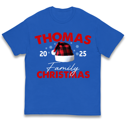 Thomas Family Christmas kids t shirt
