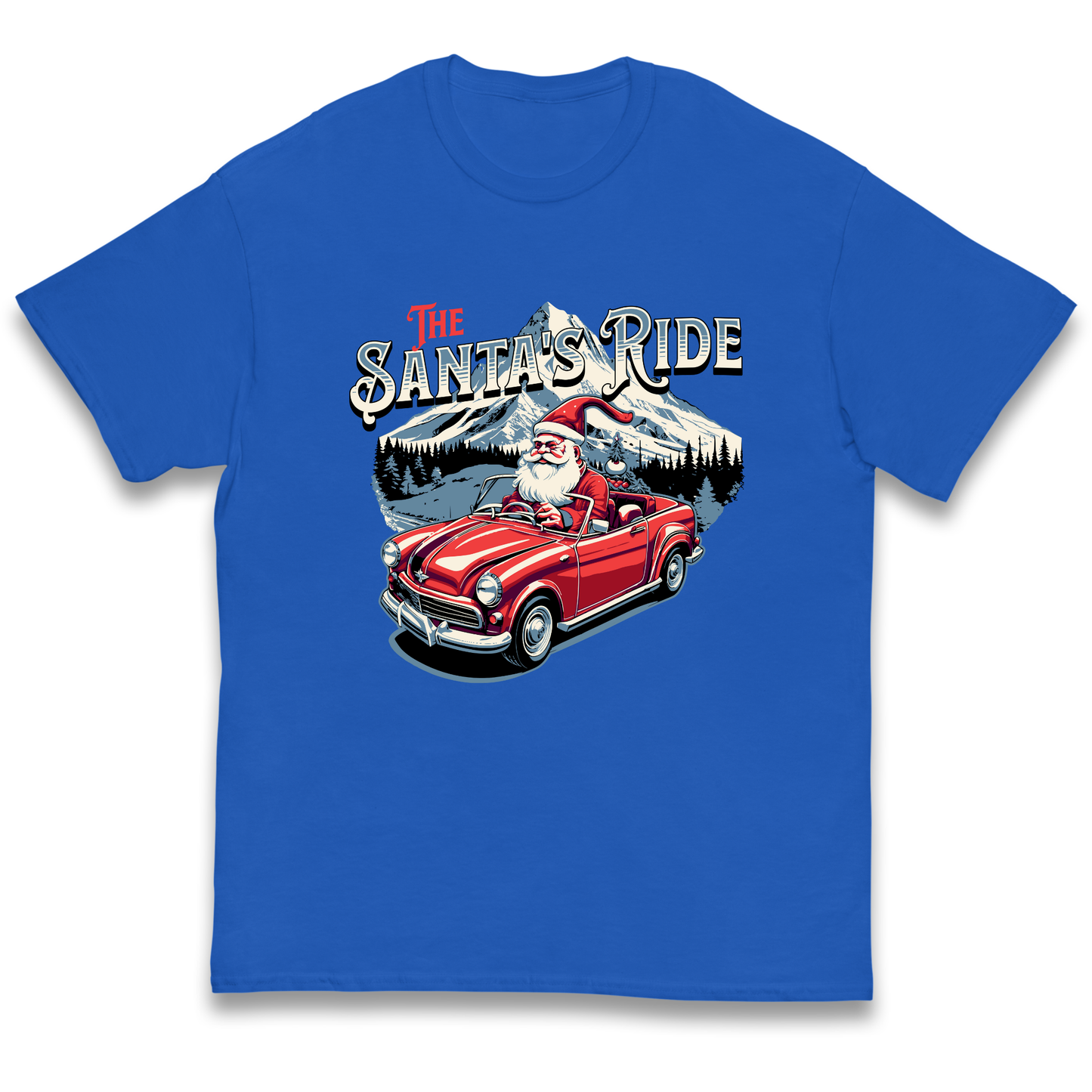 The Santas Ride Christmas kids t shirt