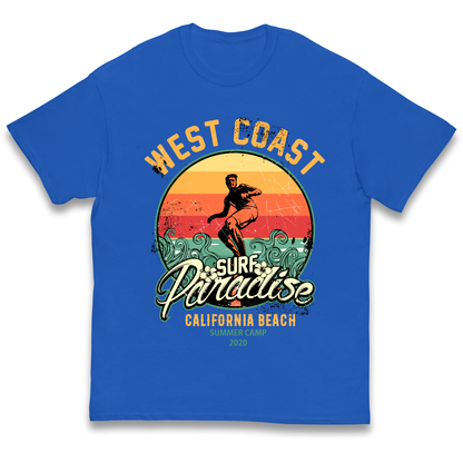 West Coast Surf Paradise kids t shirt